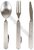 Набір столових приладів Lifeventure Stainless Steel Folding Cutlery Set