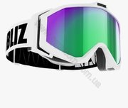 Маска горнолыжная Bliz Edge 11 34117-07 White/Brown with green multi