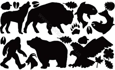 Ремнабір/латки McNett Tenacious Tape™ Tattoos Wildlife (91122)