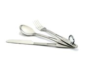 Набір столових приладів Toaks TITANIUM 3-PIECES CUTLERY SET   SLV-02