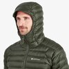 Куртка пуховая  Montane Anti-Freeze Hoodie Oak Green