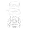 Набір посуду Trangia STOVE 27-0 UL/HA (1/1/0.6л) спиртовий пальник