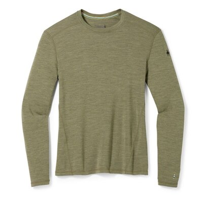 Термобелье блуза Smartwool Men's Merino 250 Base Layer Crew Winter moss