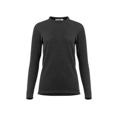 Термобелье блуза Aclima женская WoolTerry 220 Crew Neck W's L (INT) Jet Black