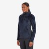 Куртка флисовая Montane женская Protium XPD Hoodie Eclipse blue