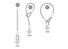 Анкерная стропа Petzl Wire Strop Steel 300